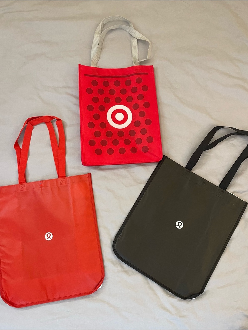 Lululemon Shopping Bags (w/ free Target Bag)